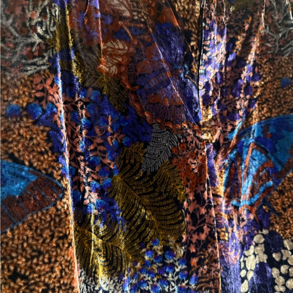 Anthropologie Multicolor Velvet Pants - Picture 2 of 6